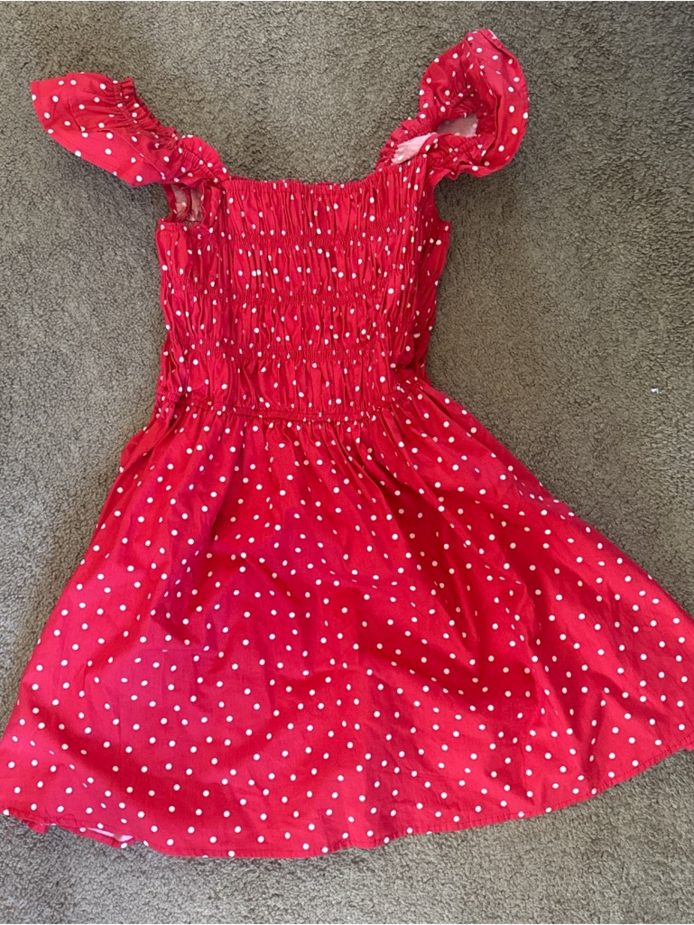 Francesca’s Red Polka Dot Dress